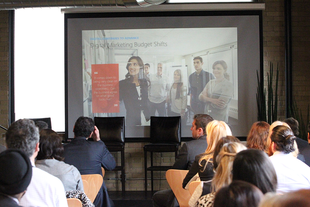 Delegates learn about digital marketing budget shifts
