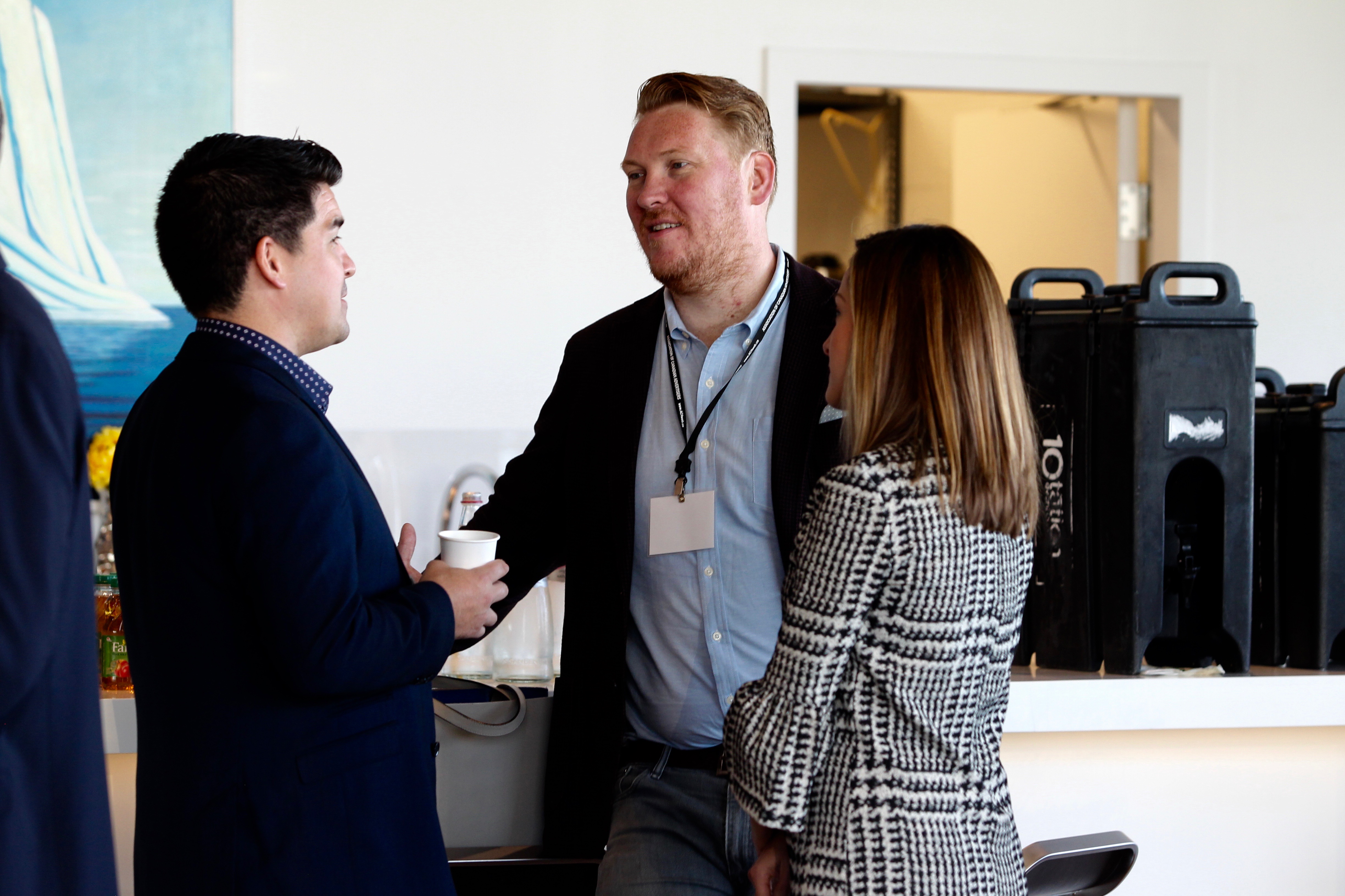 Networking before the Annual General Meeting