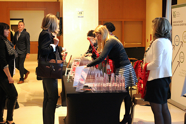 Delegates network before the Conference