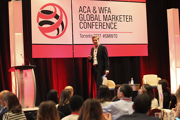 Stephan Loerke, CEO at World Federation of Advertisers, moderates the day’s events