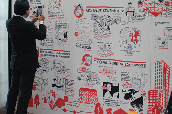 Les présentations ont été captées par Scriberia
